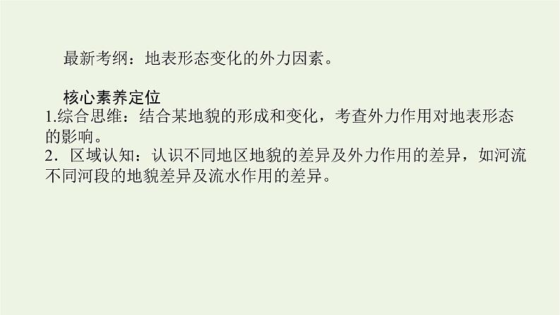 统考版2022届高考地理一轮复习第13讲外力作用与地表形态课件第2页