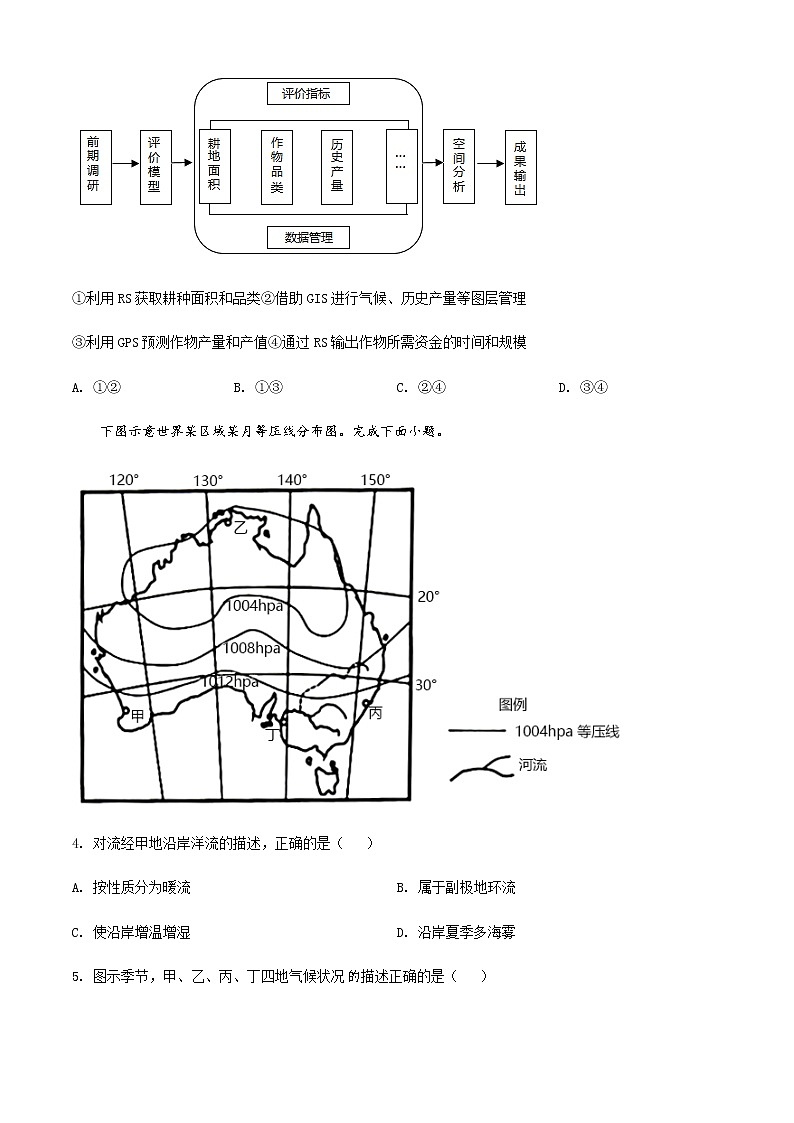 2021-2022学年浙江省稽阳联谊学校高三上学期11月联考 地理含答案第2页