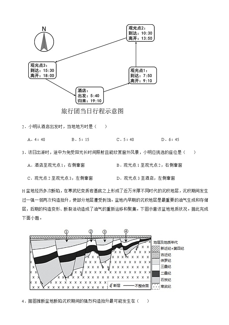 2021-2022学年安徽省宣城市高二下学期开学考试地理试卷含解析02