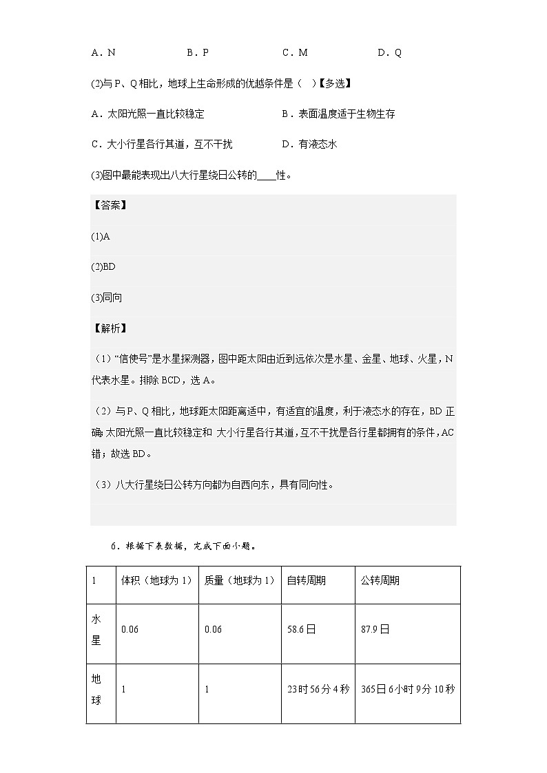 2022-2023学年上海市上海交通大学附属中学高一上学期期中地理试题含解析03