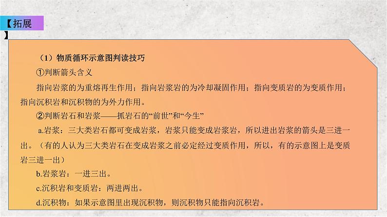 专题五 地表形态的塑造--——2023届高考地理大单元二轮复习讲重难06