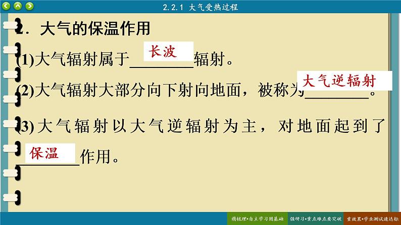 2.2.1大气受热过程 课件 人教版高中地理必修一第7页