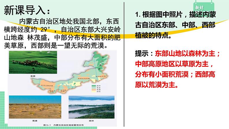 高中地理必修第一册（湘教版）拓展课件5-1 主要植被与自然环境第6页