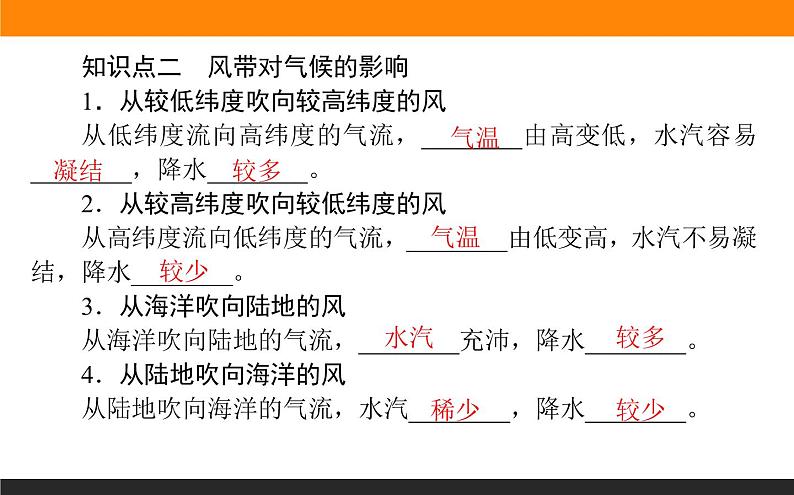 人教版 地理 选择性必修1（新教材）课件 第三章 第三节 气压带和风带对气候的影响第7页