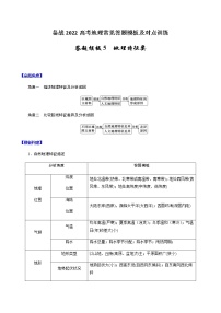 答题模板5 地理特征类-备战2022高考地理常见答题模板及对点训练