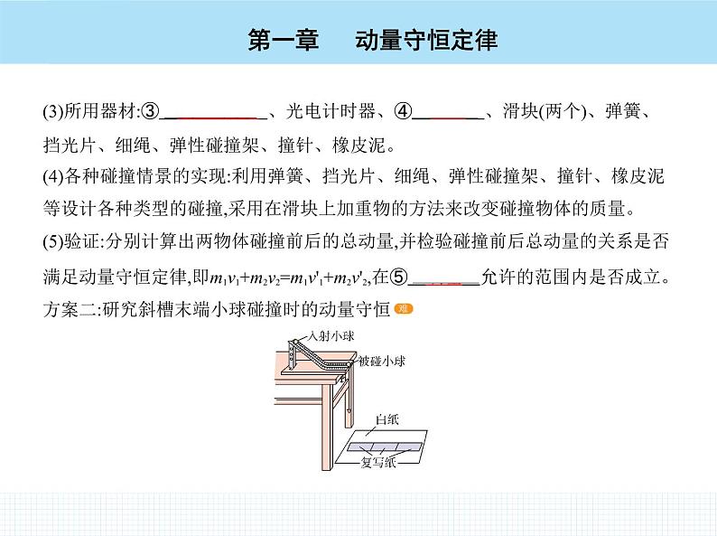 高中物理 选择性必修1 第一章 4 实验 验证动量守恒定律课件PPT04