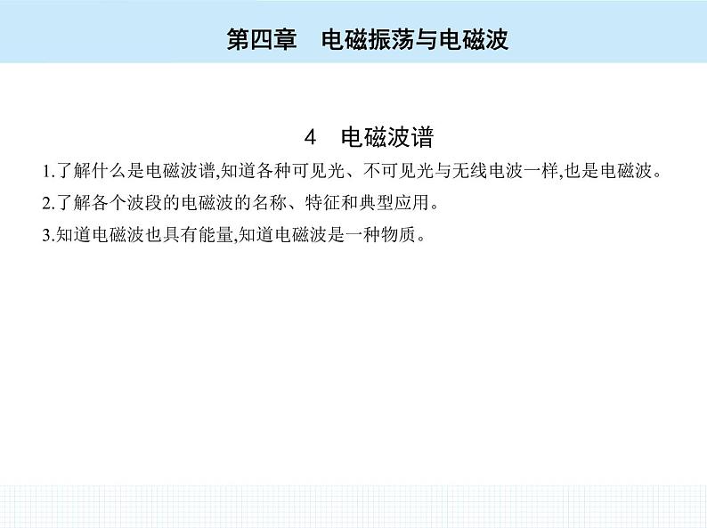 高中物理 选择性必修2 第四章 4 电磁波谱课件PPT02