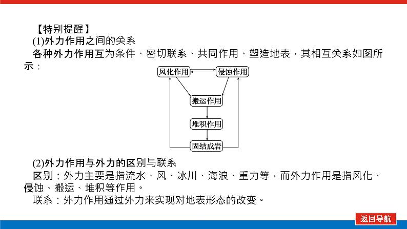 2023统考版高中地理复习课件：第一部分 第五章 第13讲 外力作用与地貌第7页