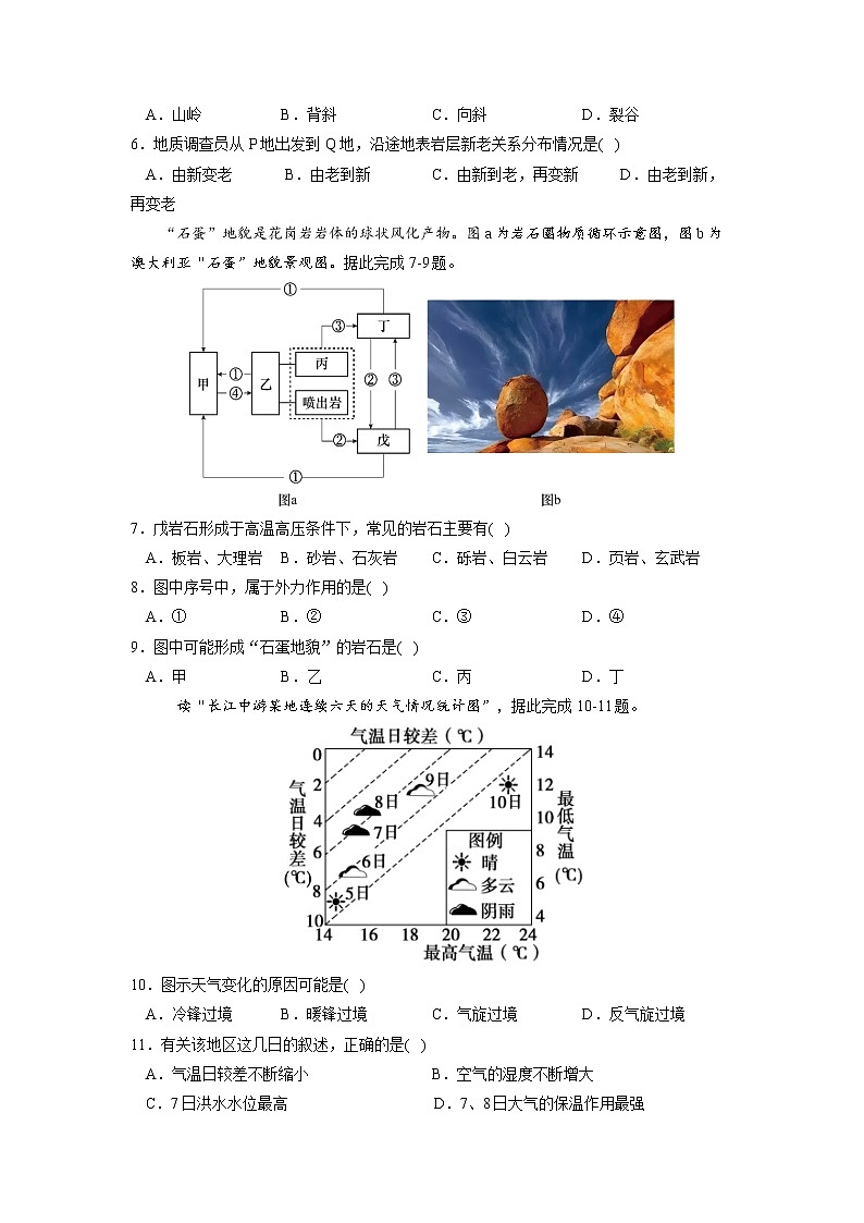 吉林省长春博硕学校（原北京师范大学长春附属学校）2022-2023学年高二上学期期中地理试题02