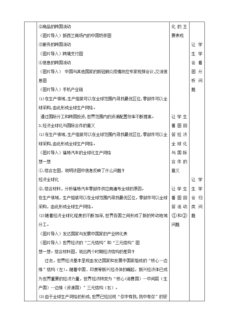 4.4  国际合作 课件+教学设计+练习02
