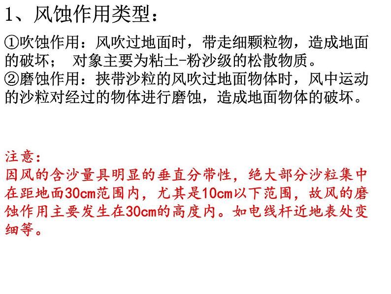 《2.2风成地貌第一课时课件 2022-2023学年高一地理湘教版（2019）必修第一册》第6页