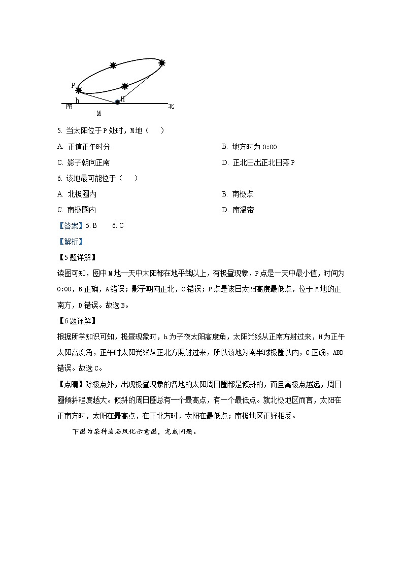 浙江省“七彩阳光”新高考研究联盟2022-2023学年高二地理上学期期中联考试题（Word版附解析）第3页