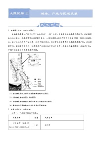 新高中地理高考 （新高考）2021届高三大题优练11 城市、产业与区域发展 学生版