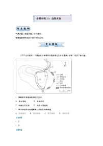 新高中地理高考 （新高考）2021届小题必练11 自然灾害 教师版