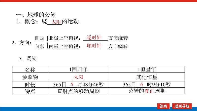 2023新教材高中地理复习课件：第5讲 地球公转的地理意义04