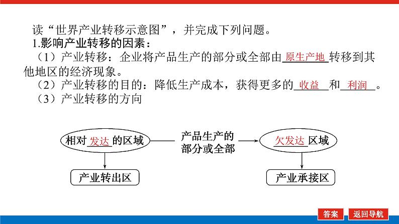 2023新教材高中地理复习课件：第42讲 产业转移与国际合作05