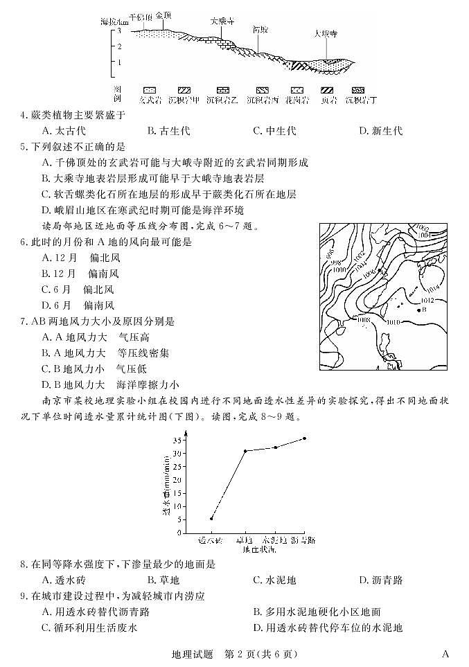 河南省新未来2023届高一12月联考地理试题第2页