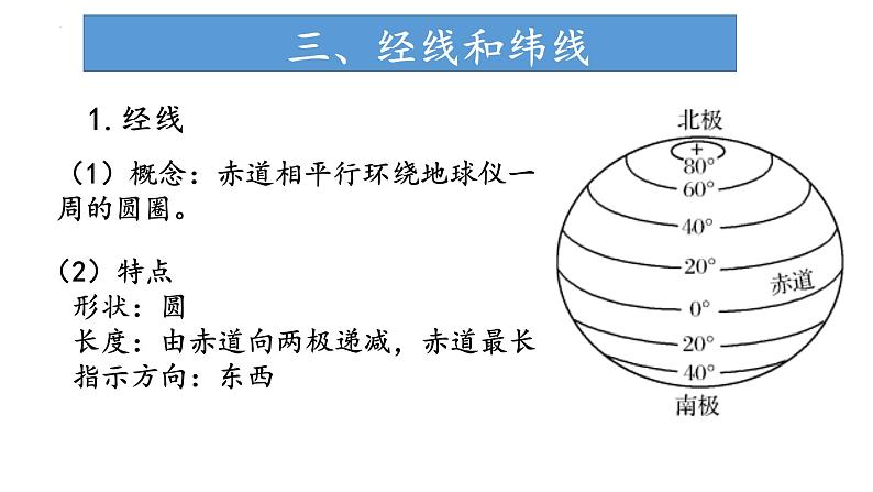 1.1 经纬网及其应用（地球运动辅助课件）（课件）-2022-2023学年高二地理同步精品课堂（中图版2019选择性必修1）05