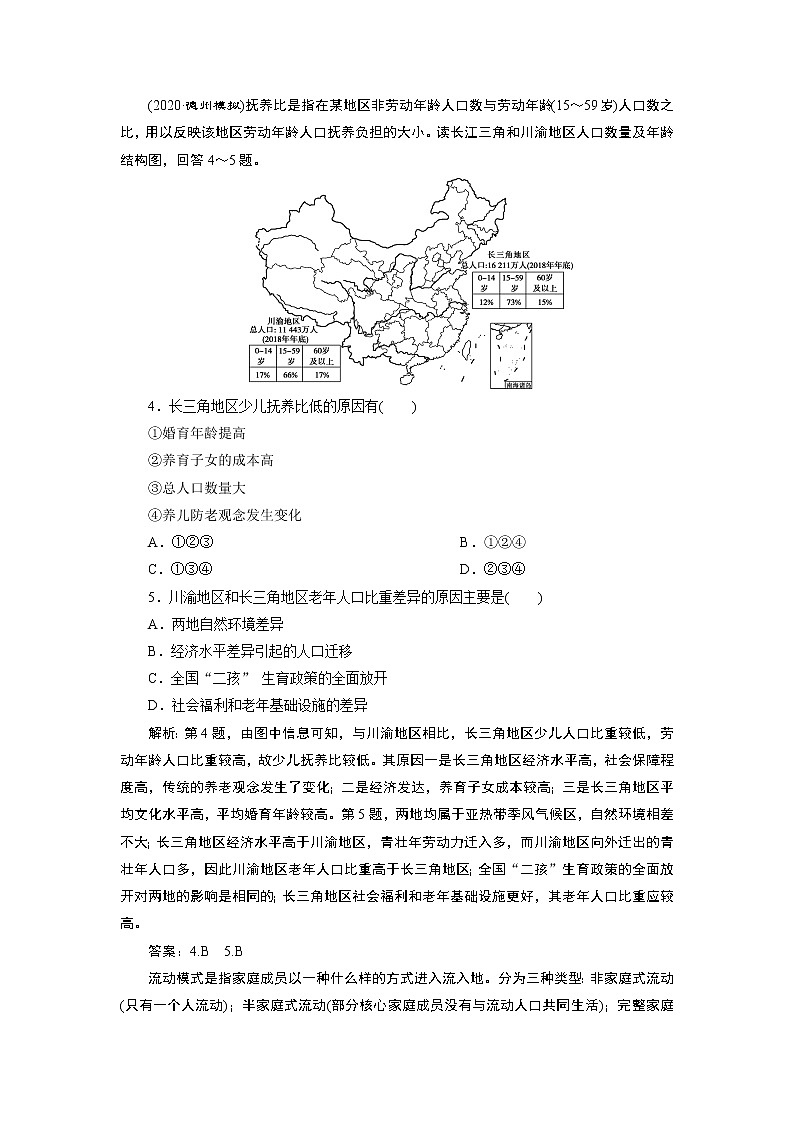 新高中地理高考2021年高考地理一轮复习 章末综合检测(六)第2页