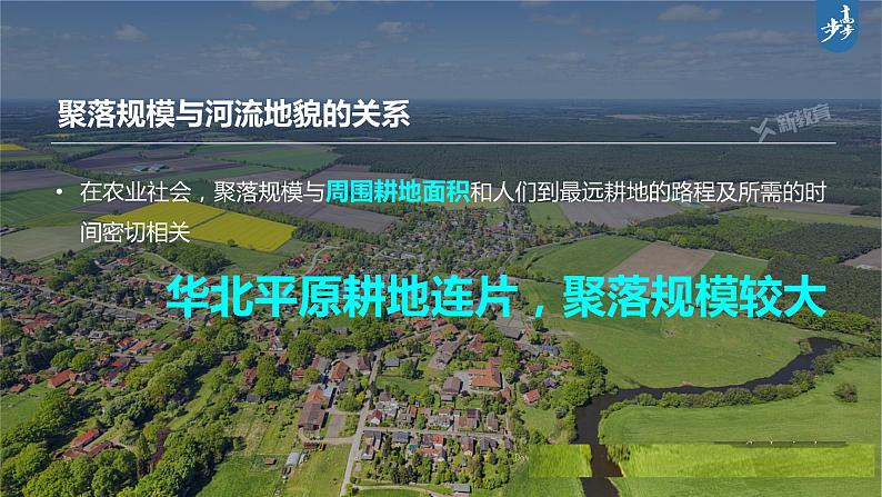 新高中地理高考2023年高考地理一轮复习（新人教版） 第1部分 第5章 第3讲 课时34　河流地貌对聚落分布的影响课件PPT05