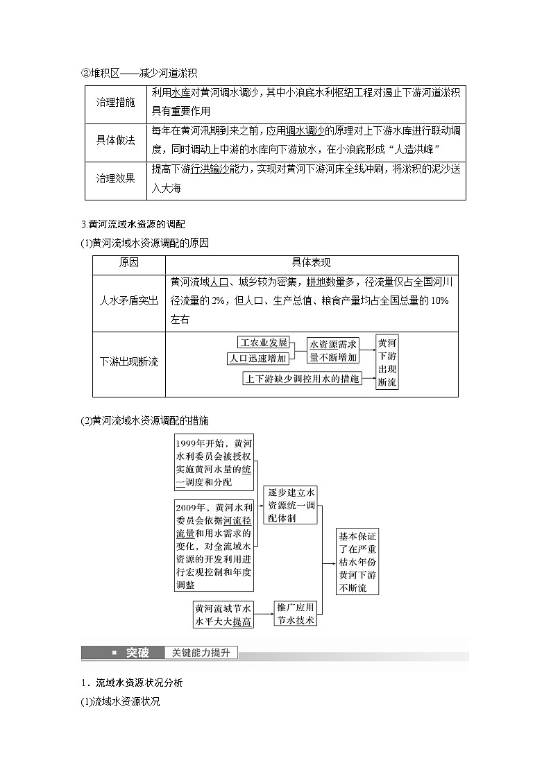 新高中地理高考2023年高考地理一轮复习（新人教版） 第3部分 第4章 课时70　流域内协调发展03