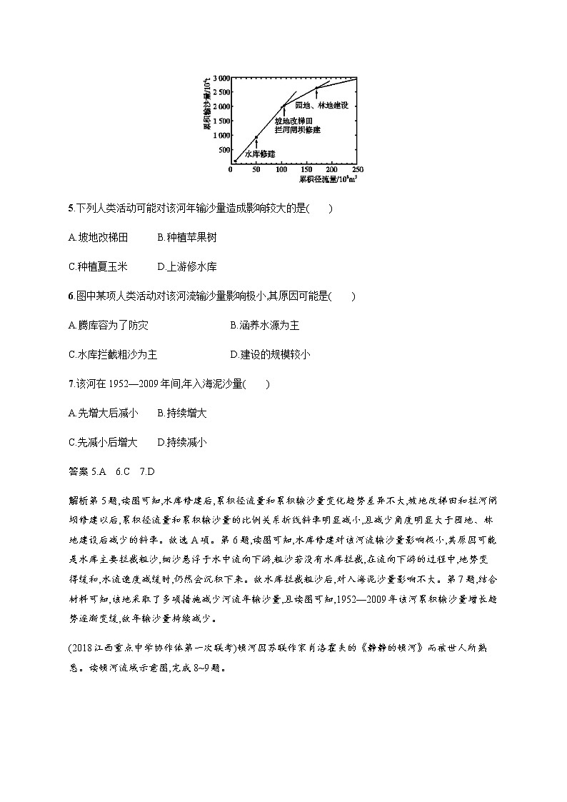 新高中地理高考第3单元 第6讲 水圈和水循环 作业03