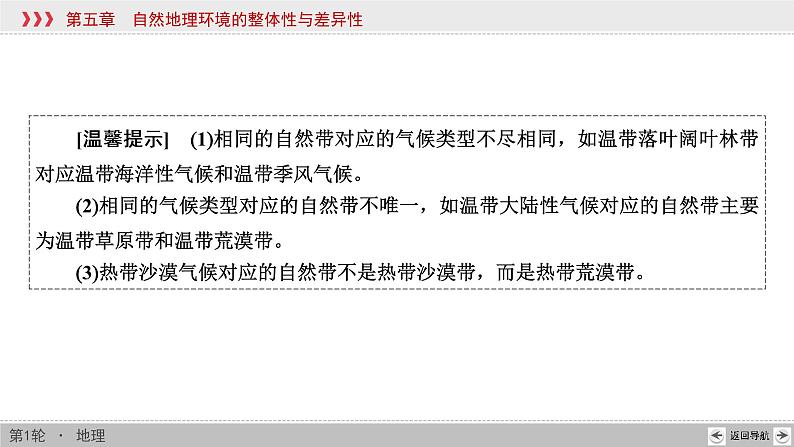 新高中地理高考第5章 第2讲 自然地理环境的差异性 课件练习题第5页