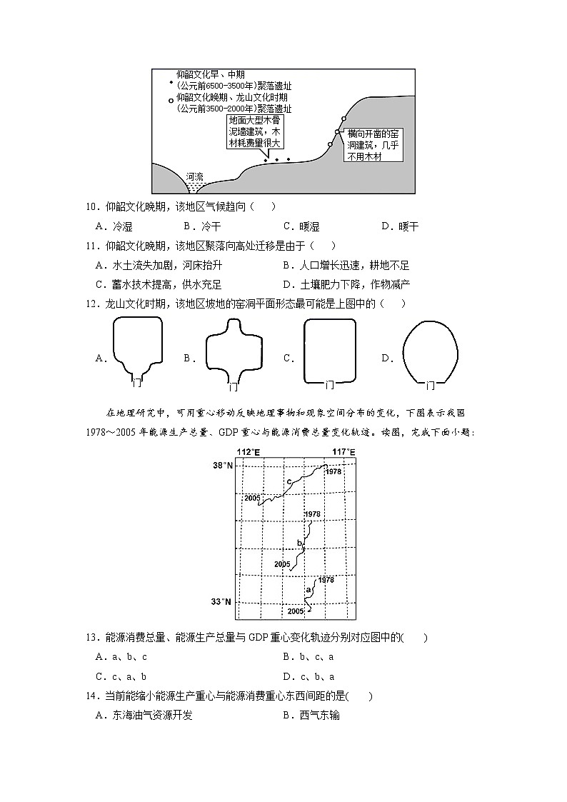 【期末专题复习】鲁教版(2019)地理选择性必修1、2——期末备考期末总复习：：区域发展（原卷版）第3页