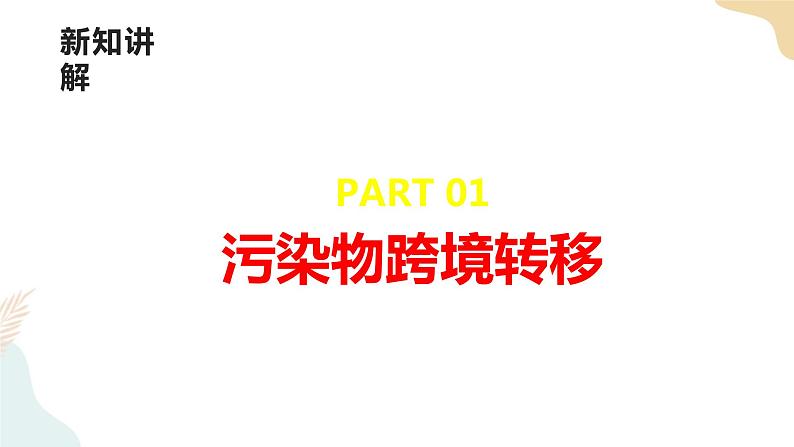 3.3污染物跨境转移与环境安全 课件06