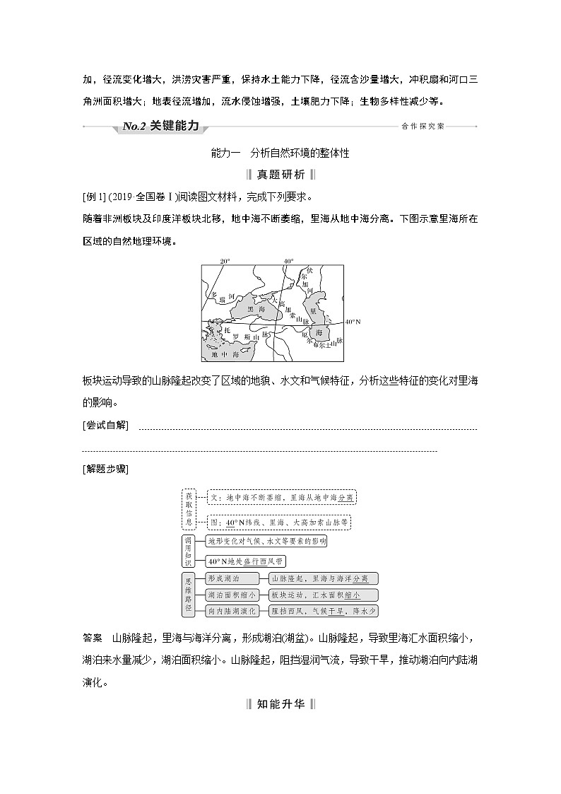 新高中地理高考第20讲　自然环境的整体性 试卷03