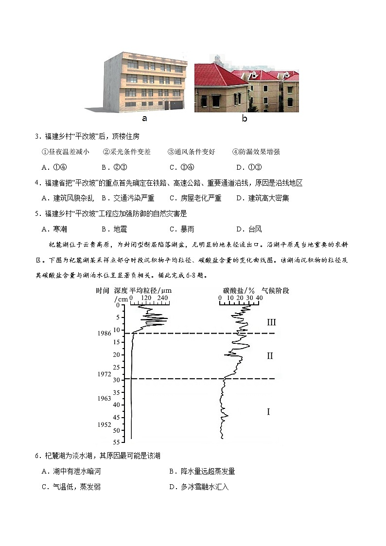 新高中地理高考黄金卷10-【赢在高考·黄金20卷】备战2021年高考地理全真模拟卷（新课标版）（原卷版）第2页