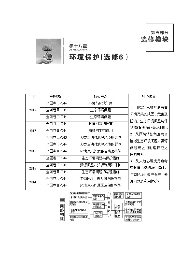 新高中地理高考第18章 环境保护学案第1页