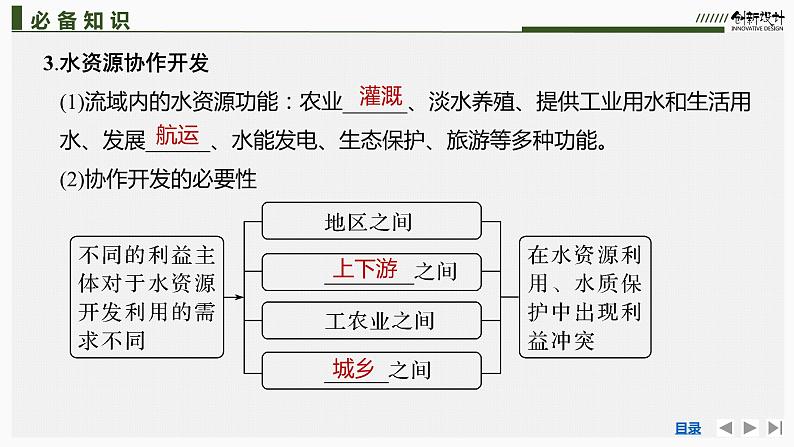 新高中地理高考第40讲　流域内协调发展课件PPT练习题第7页