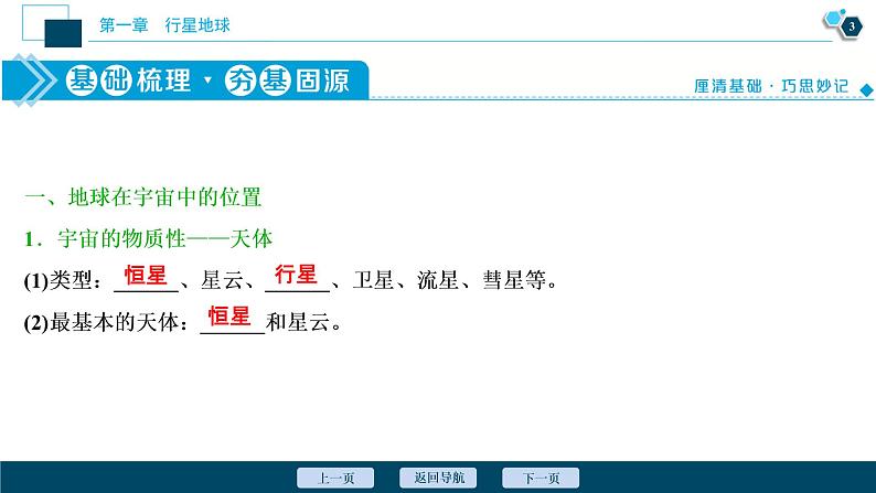 新高中地理高考新高考地理一轮复习 第3讲　地球的宇宙环境、太阳对地球的影响和地球的圈层结构课件PPT第4页