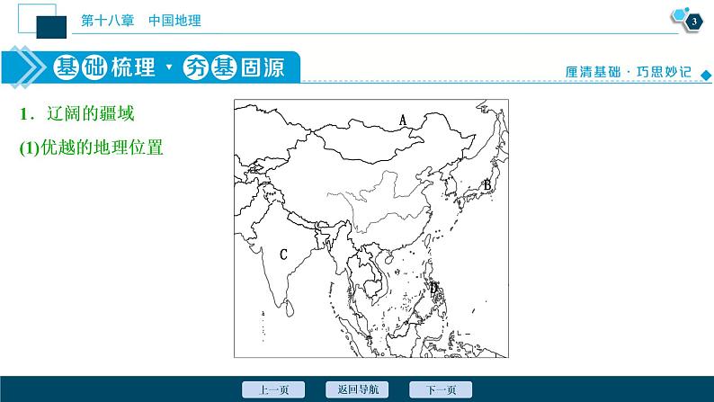 新高中地理高考新高考地理一轮复习 第38讲　中国自然地理概况课件PPT第4页