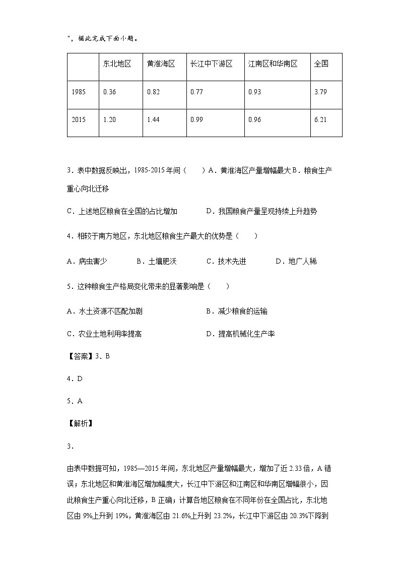 新高中地理高考专题22资源安全与国家安全03