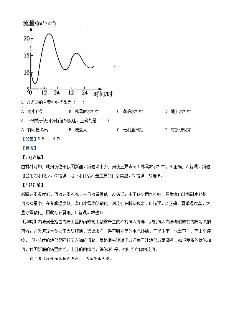 辽宁省鞍山市普通高中2022-2023学年高二上学期第三次联考地理答案第3页
