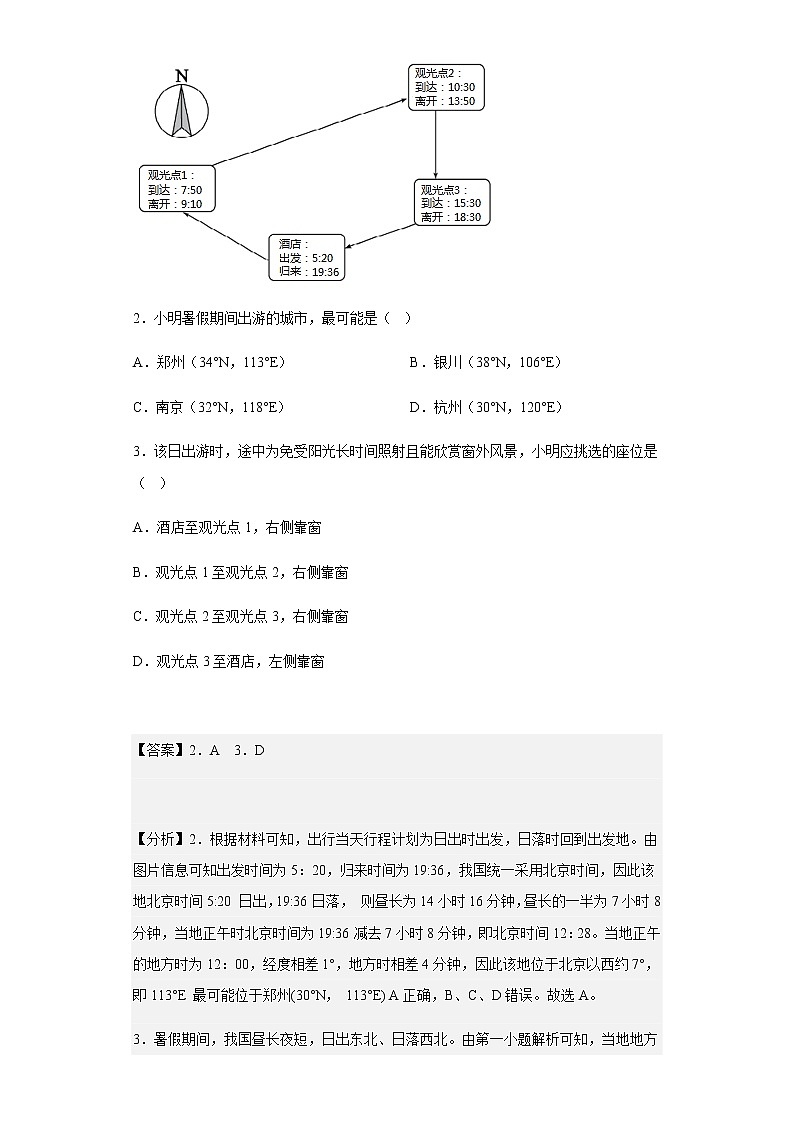 2022-2023学年福建省厦门市湖滨片区高二上学期期中地理试题含解析02