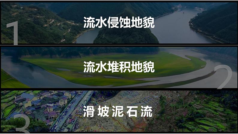 2.1 《流水地貌》 (黑色版)课件PPT04