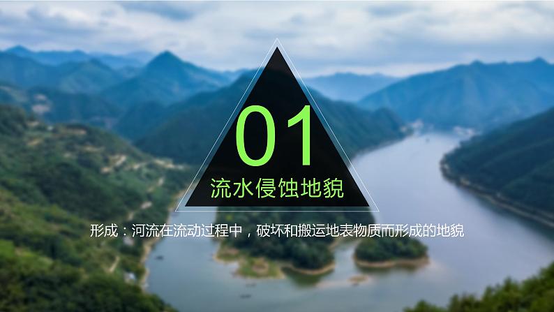 2.1 《流水地貌》 (黑色版)课件PPT07