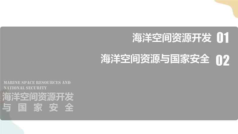 2.5海洋空间资源与国家安全 课件02