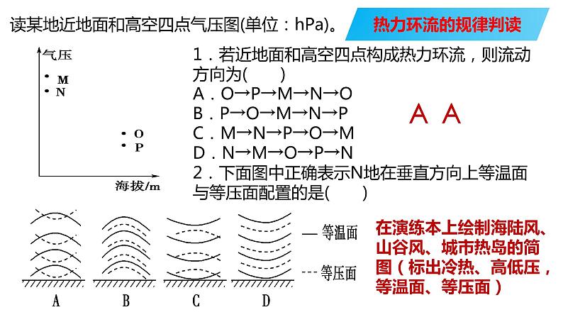 085热力环流2023届高三地理一轮总复习第五部分自然地理之大气课件PPT第5页