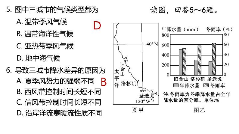 087气候类型2023届高三地理一轮总复习第五部分自然地理之大气课件PPT第7页