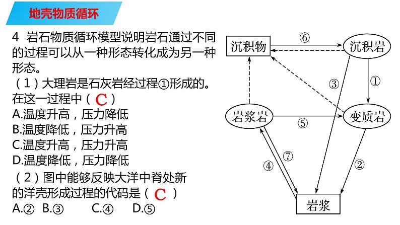 089地壳物质循环2023届高三地理一轮总复习第五部分自然地理之地表形态课件PPT第5页