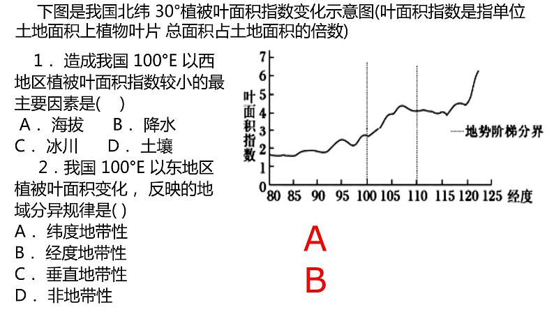 101垂直地带性与非地带性2023届高三地理一轮总复习第五部分自然地理之地理环境整体性与差异性课件PPT第3页