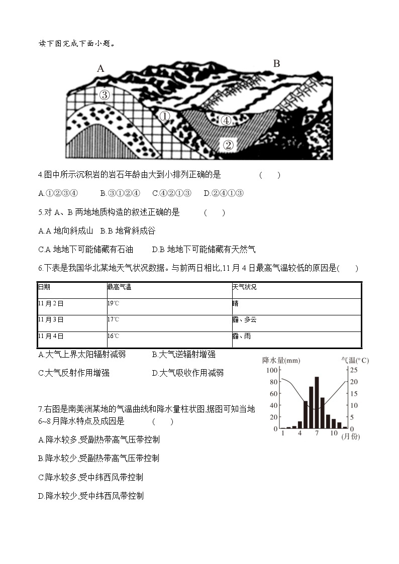 2020-2021学年广东省普通高中学业水平测试地理模拟测试题（七） 解析版02