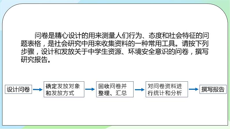 问题研究：《如何做中学生资源、环境安全意识问卷调查》课件（送教案）03