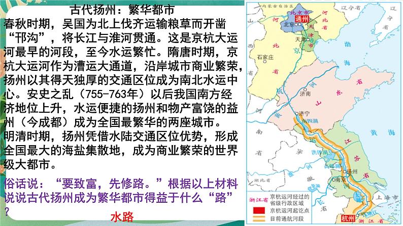 高一下学期地理鲁教版必修第二册4.1交通运输与区域发展课件第3页