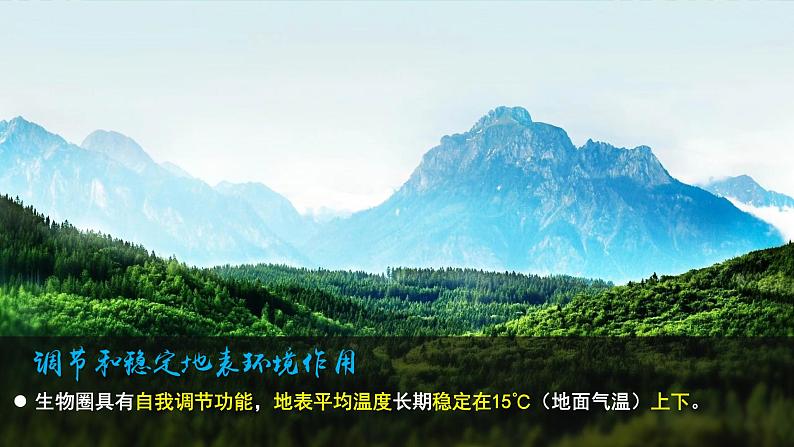 高中地理必修一：2.3 生物圈与植被 课件第6页