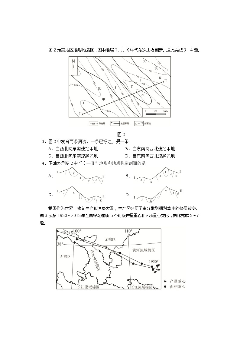 2021年河北省普通高中学业水平选择性考试 地理 Word版02